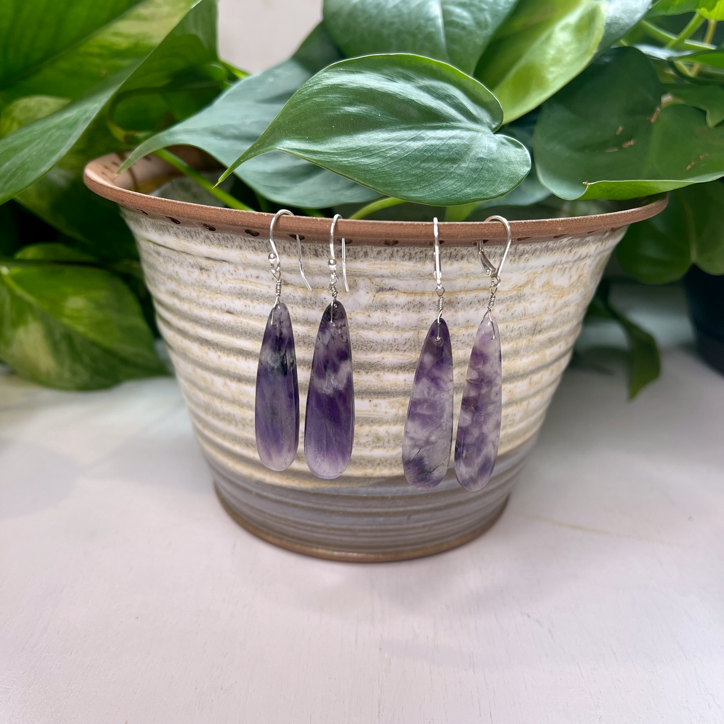 Amethyst Sterling Silver Earring