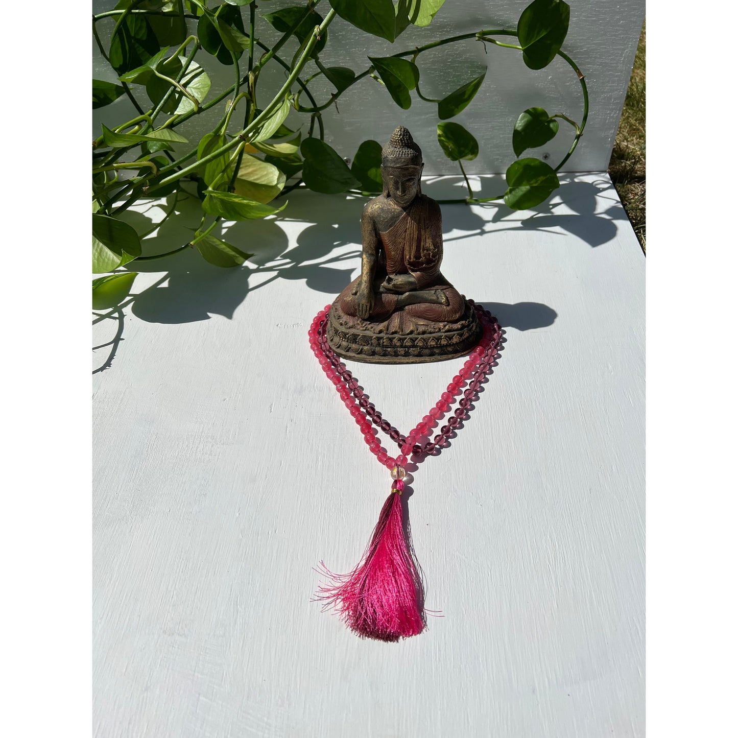 Vintage 1950s Japanese Glass Bead Mala