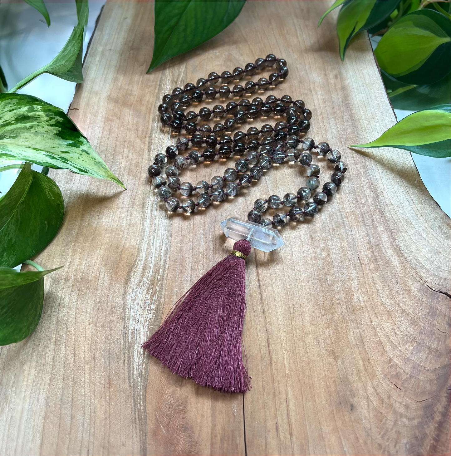 Phantom Quartz Mala