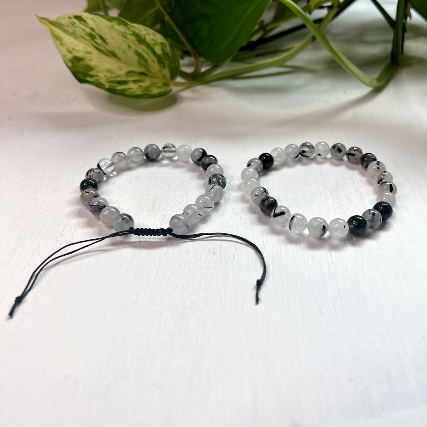 Tourmalinated Quartz Bracelet