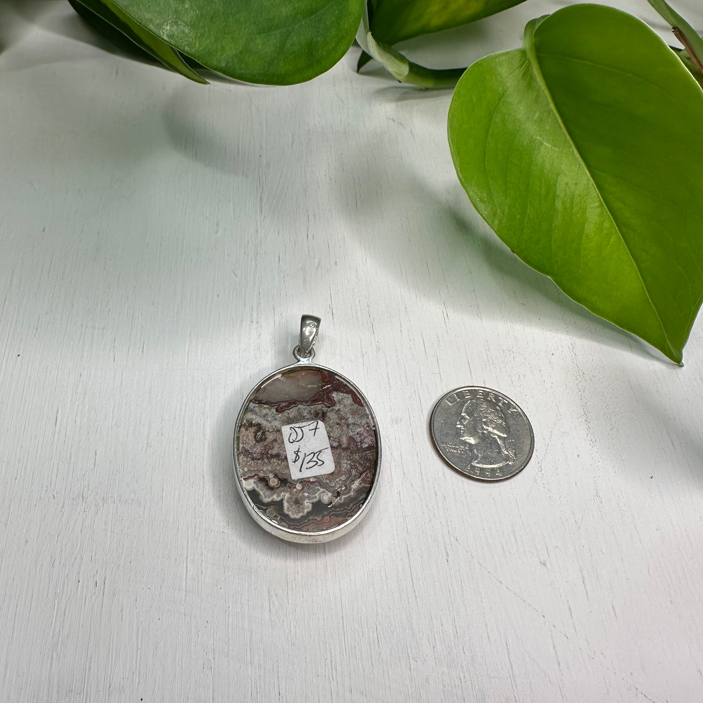 Ocean Jasper Sterling Silver Pendant