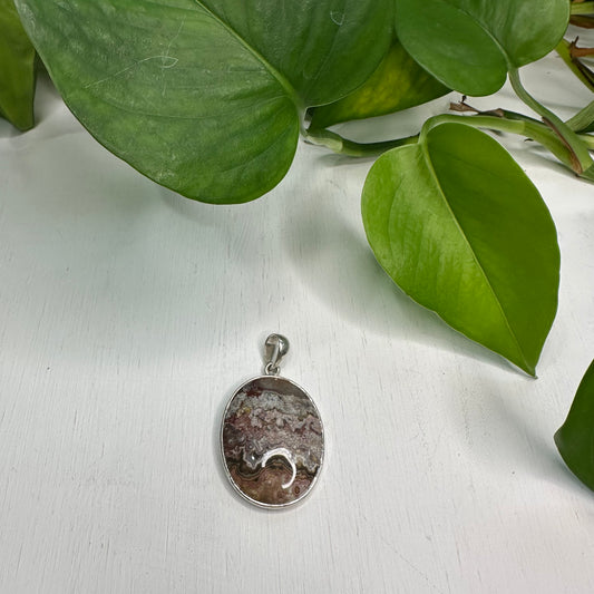 Ocean Jasper Sterling Silver Pendant