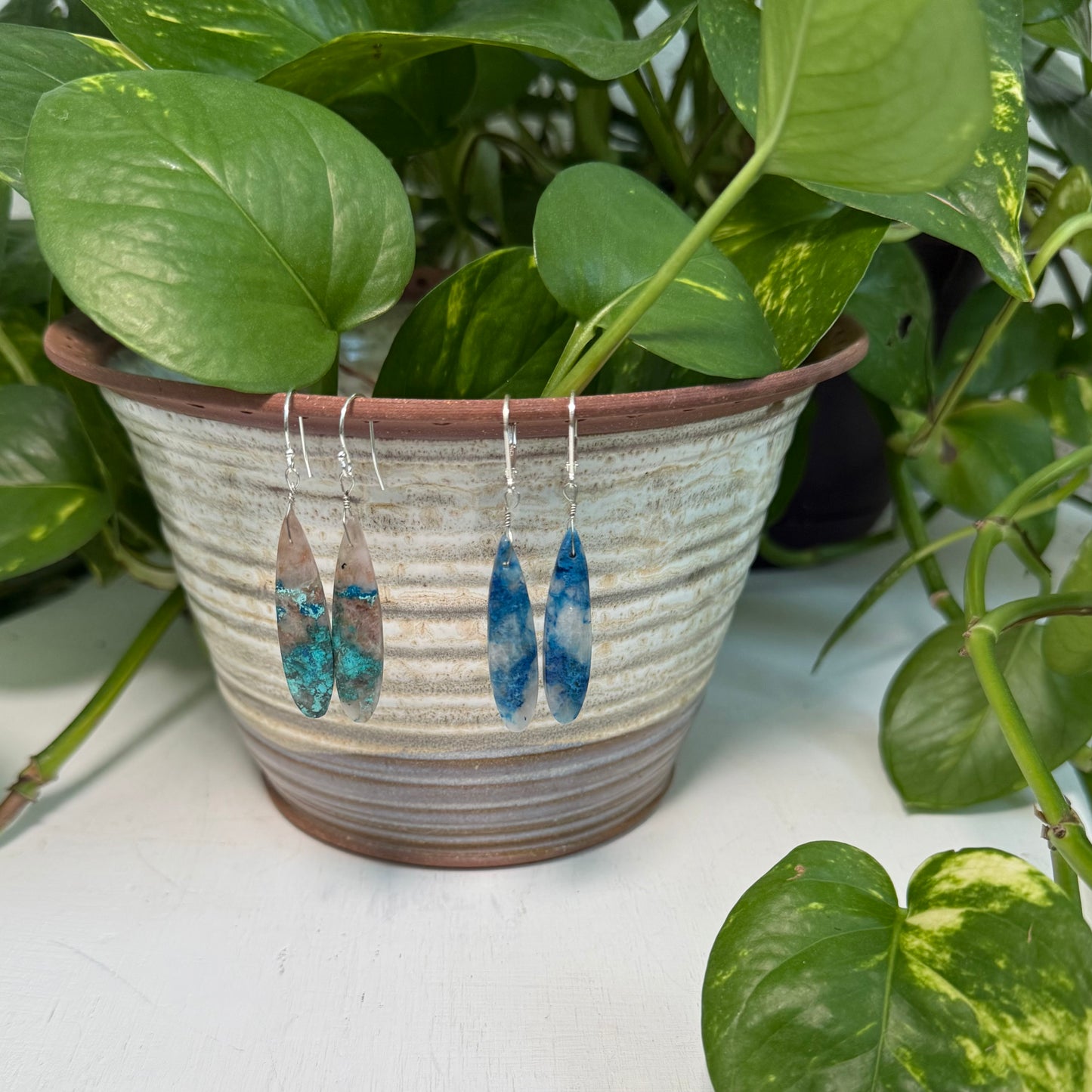 Azurite Earrings