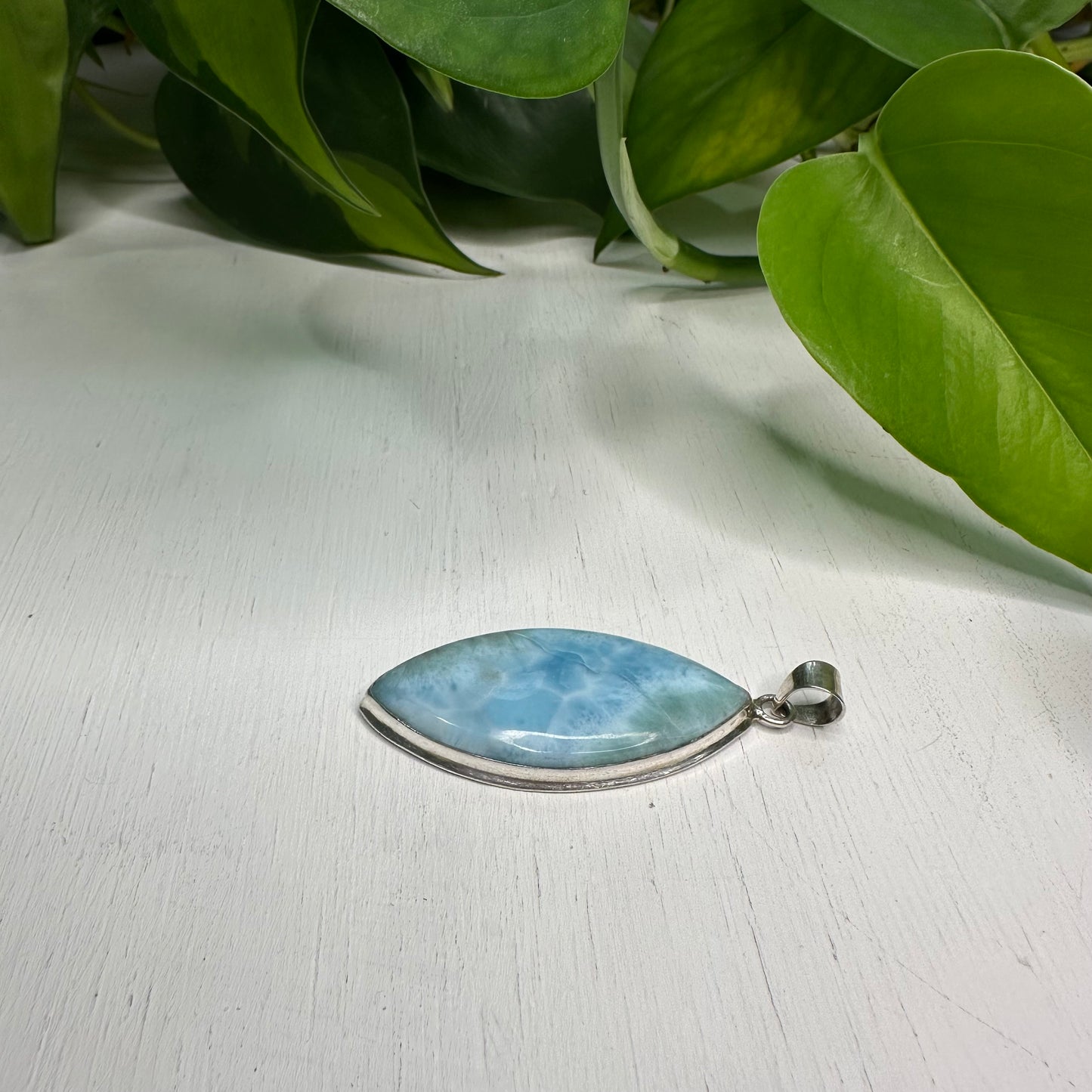 Larimar Sterling Silver Pendant