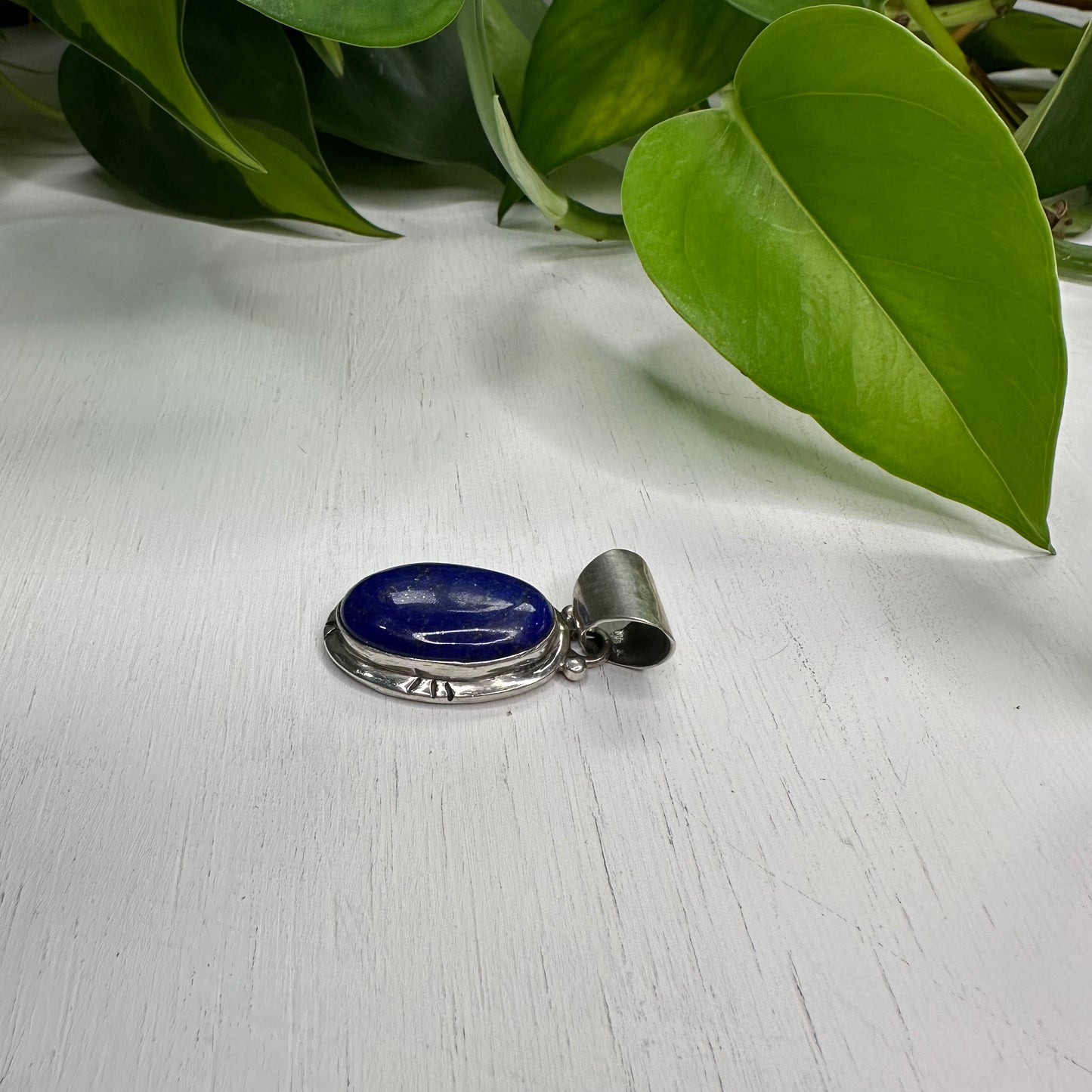 Lapis Sterling Silver Pendant