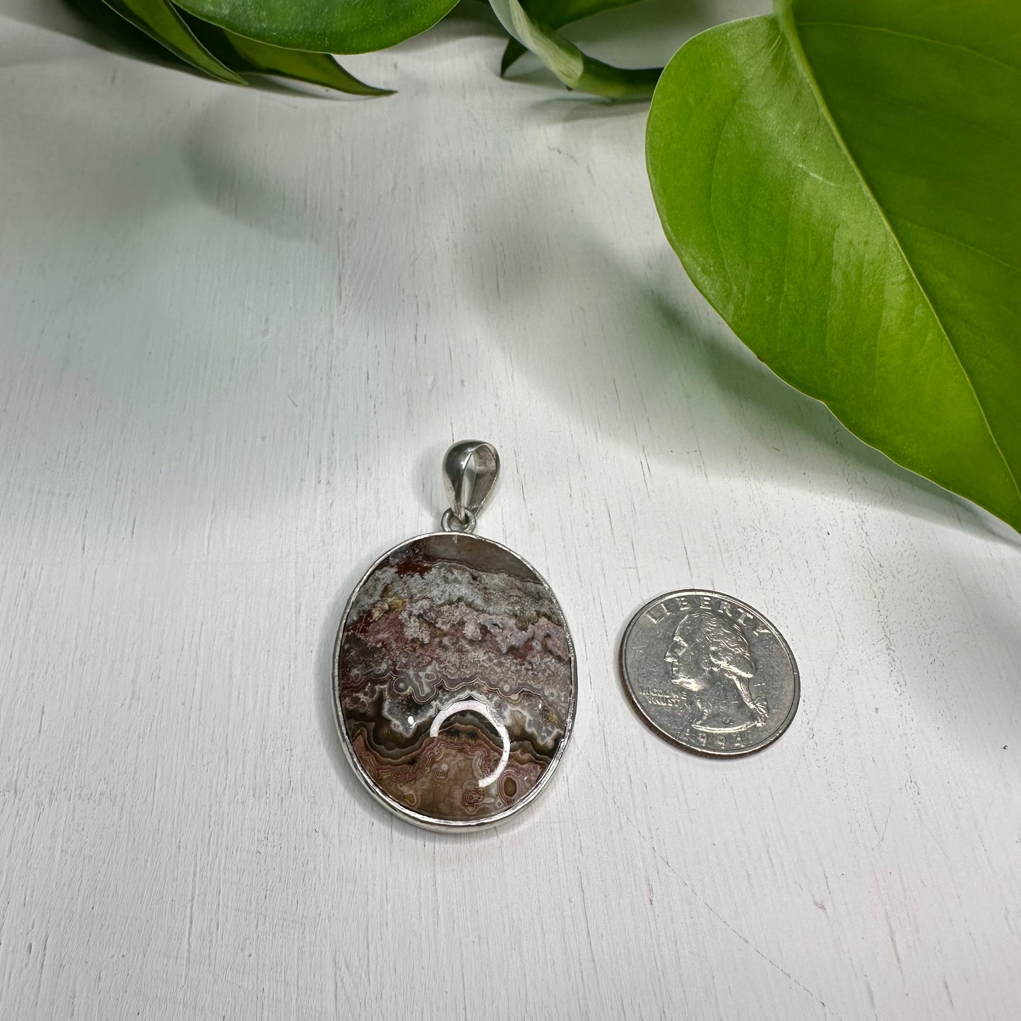 Ocean Jasper Sterling Silver Pendant