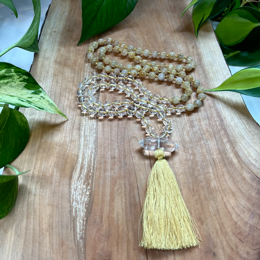 Golden Rutile Mala