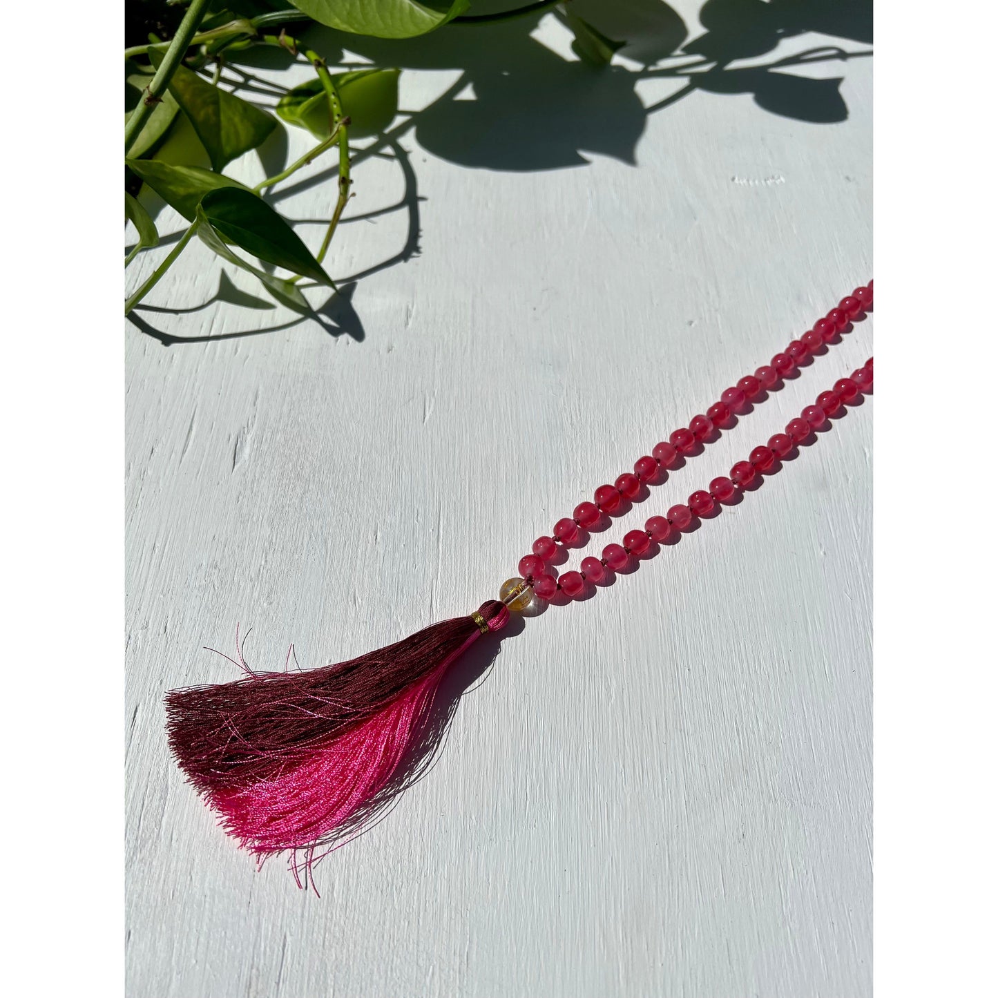 Vintage 1950s Japanese Glass Bead Mala