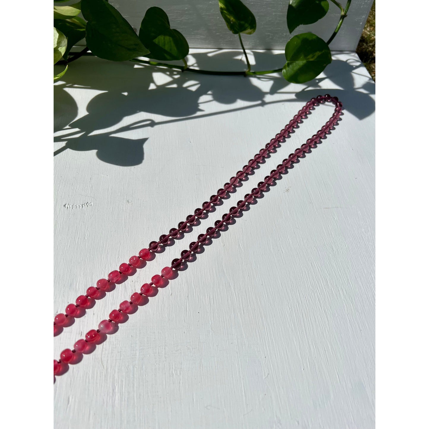 Vintage 1950s Japanese Glass Bead Mala